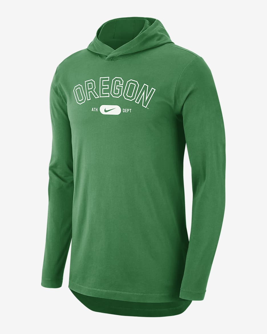 Oregon Men s Nike Dri FIT College Hooded T Shirt. Nike